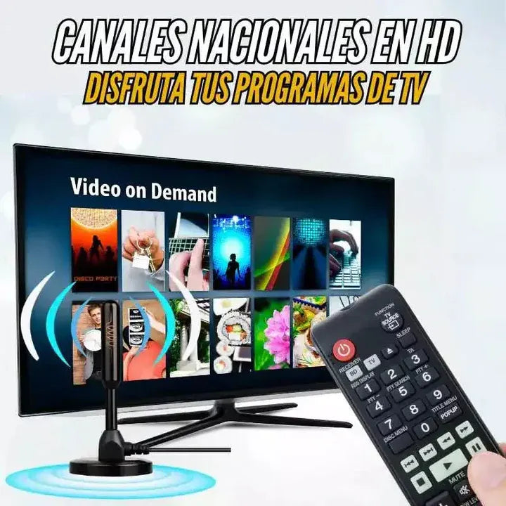 Antena Digital HD | TV Gratis Sin Internet ni Cable